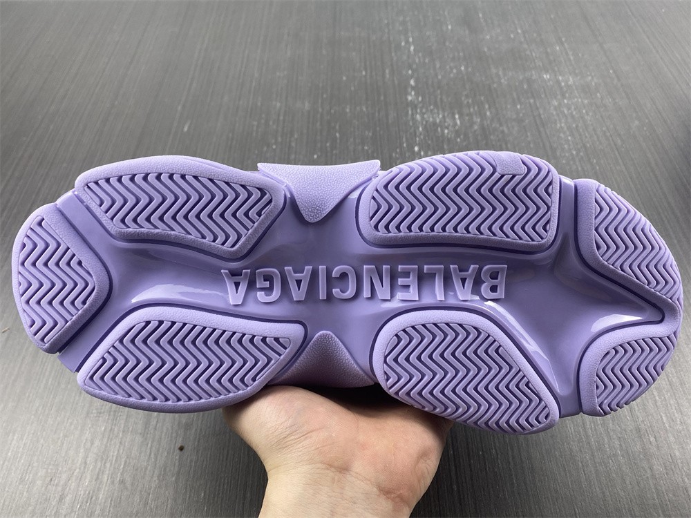 Balenciaga Triple S Purple Sneakers