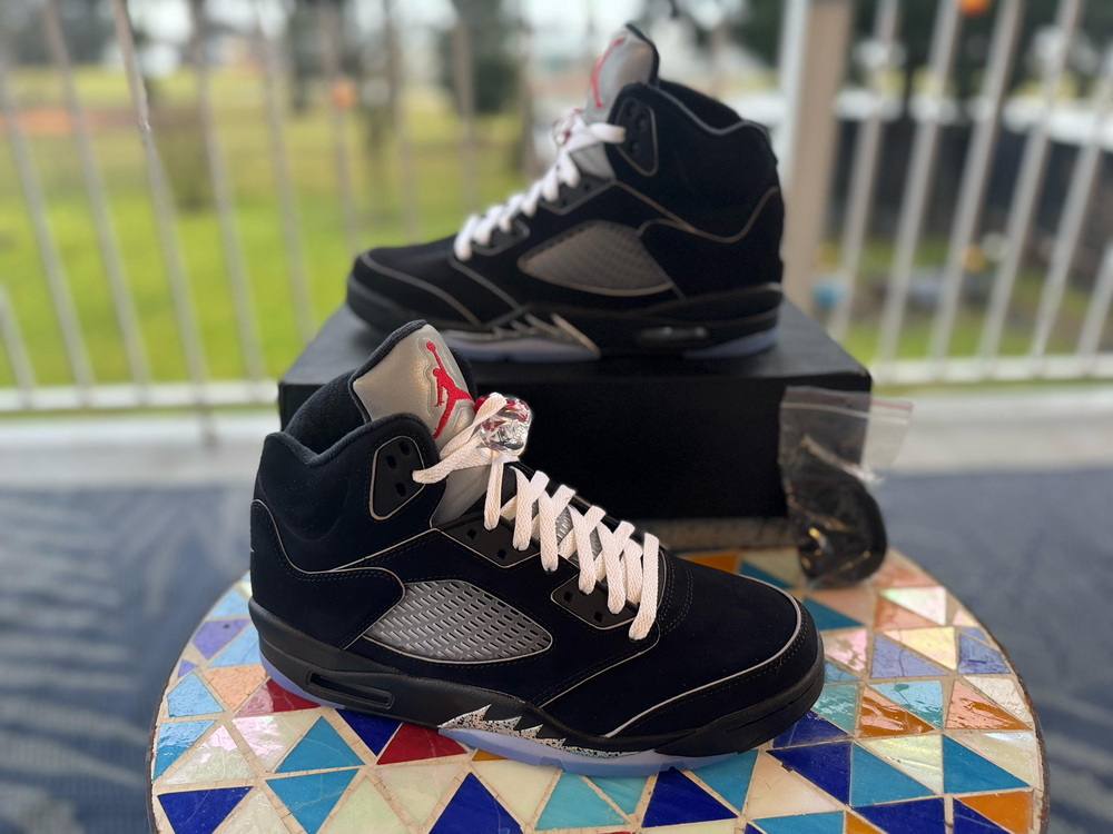 LJR batch Air Jordan 5 Retro OG Black Metallic Reimagined