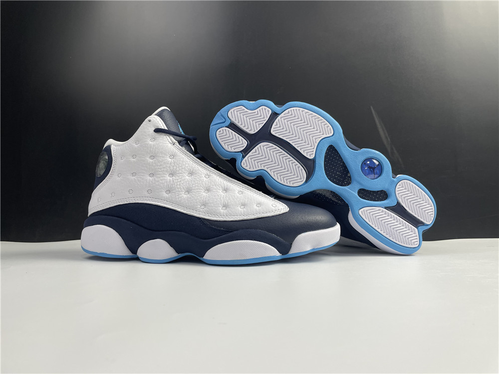 Jordan 13 Retro White Obsidian Powder Blue