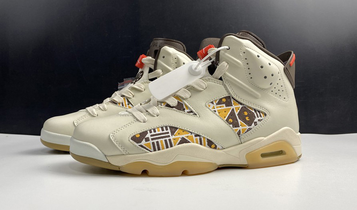 Nike Air Jordan 6 Retro Quai54 Sail Brown (2020)