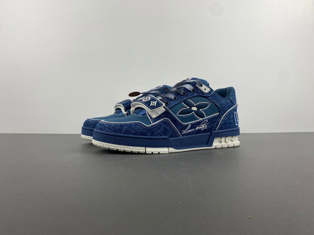 X2 Batch Louis Vuitton LV trainer Blue