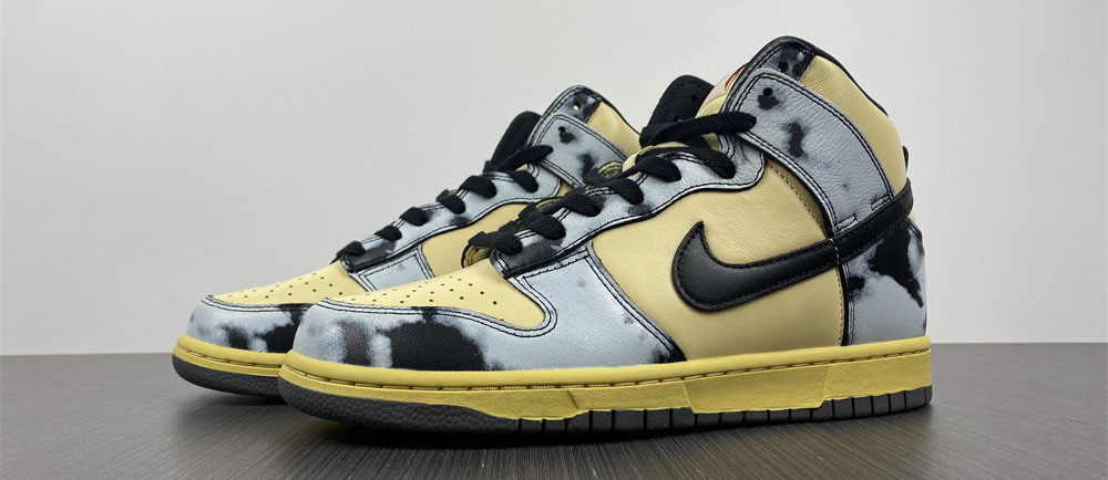 Nike Dunk High 1985 Black Acid Wash