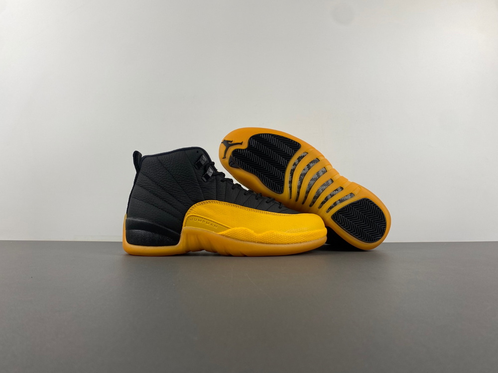Air Jordan 12 Retro Black University Gold