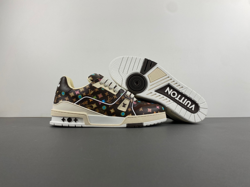 PK Batch Louis Vuitton LV trainer Chocolate