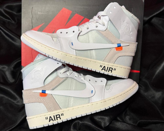 LJR batch Jordan 1 Retro High Off-White Euro