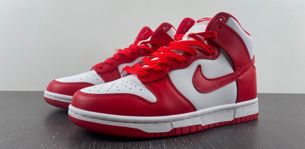 Nike Dunk High Championship White Red