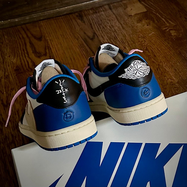 PK 4.0 batch Air Jordan 1 Low fragment design x Travis Scott