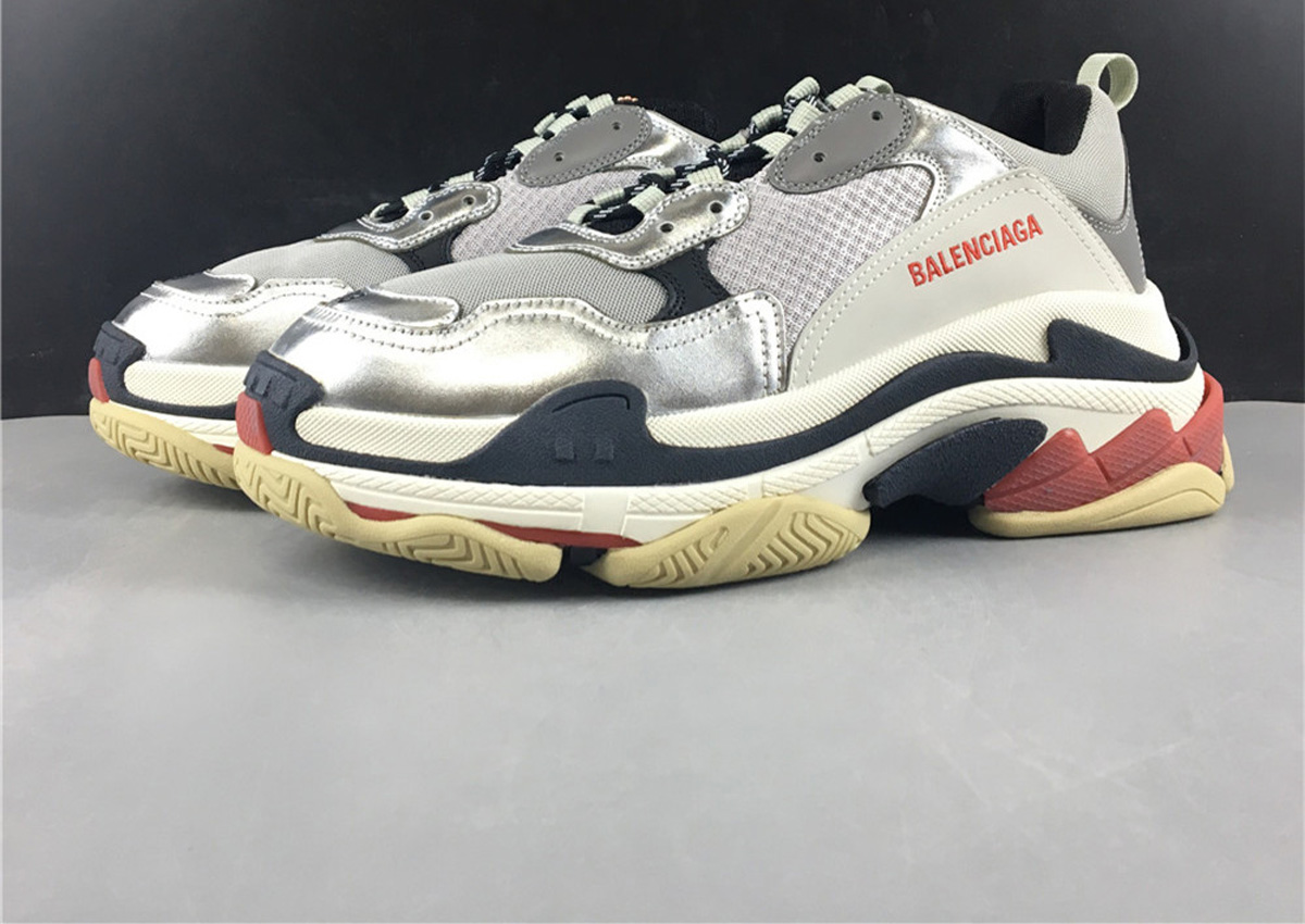 Balenciaga Triple S Silver Black 2019