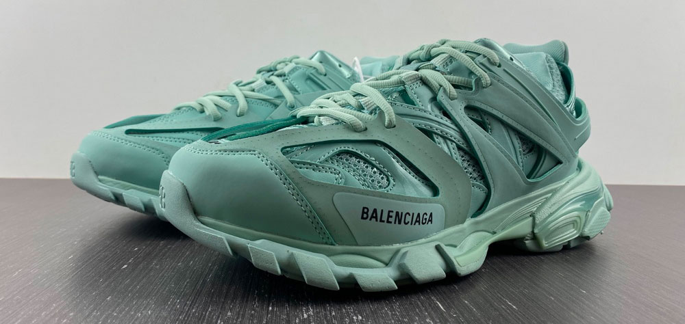 Balenciaga Track 3.0 Sneaker Recycled Sole In Green
