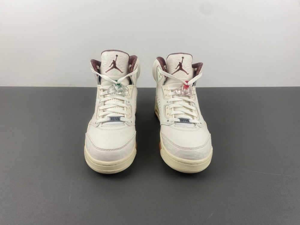 Air Jordan 5 El Grito Sail and Dark Pony