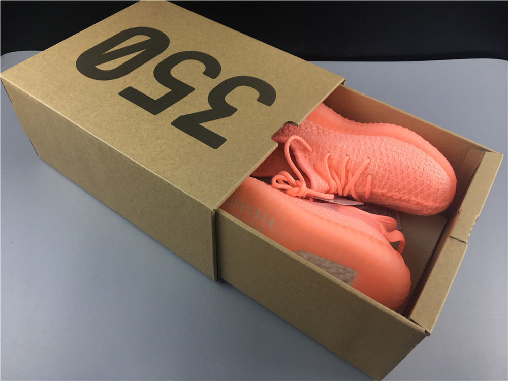 Kids Adidas yeezy 350V2 Orange