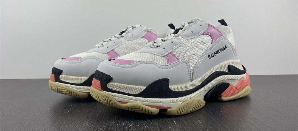 Balenciaga Triple S White Black Pink