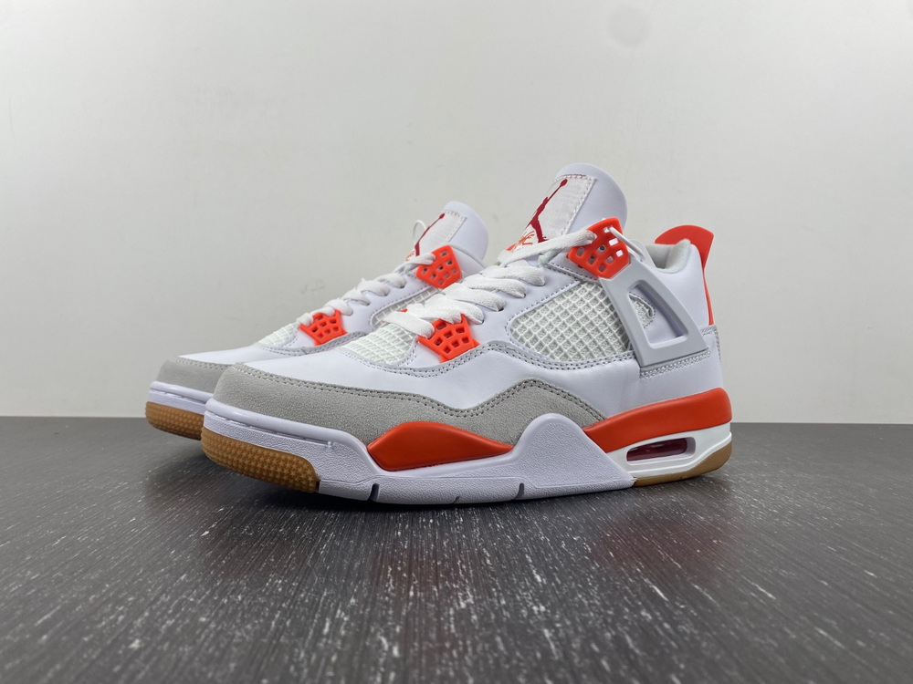 Jordan 4 Retro SB White Orange DR5415-108