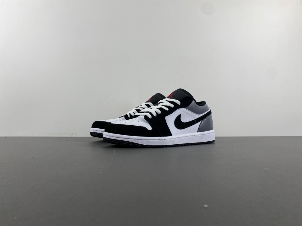 Jordan 1 Low SE White Fire Red Black Matte Silver