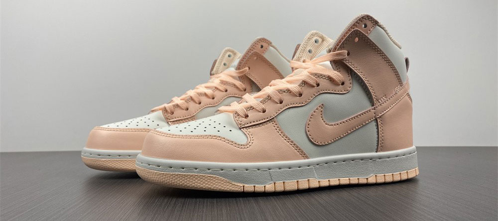 Nike Dunk High Sail Crimson Tint