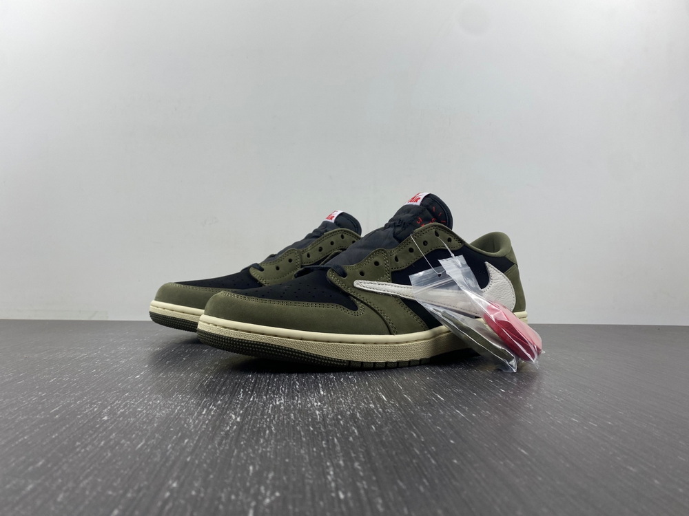 M batch Jordan 1 Retro Low OG SP Travis Scott Black Olive Biggest 14