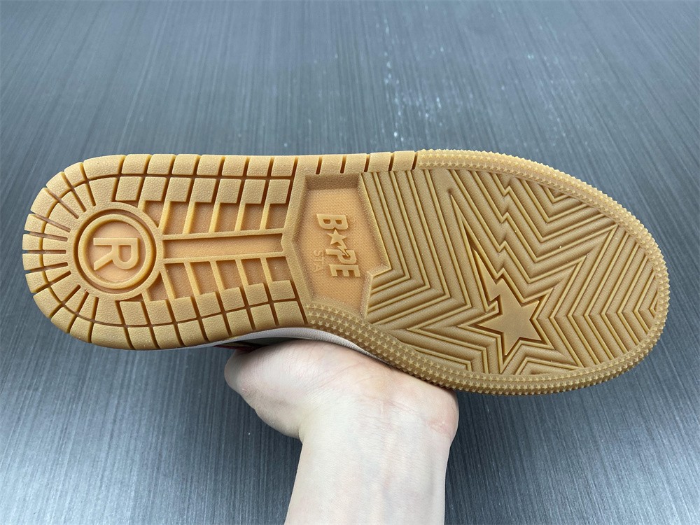 A Bathing Ape Sk8 Sta Wheat Red