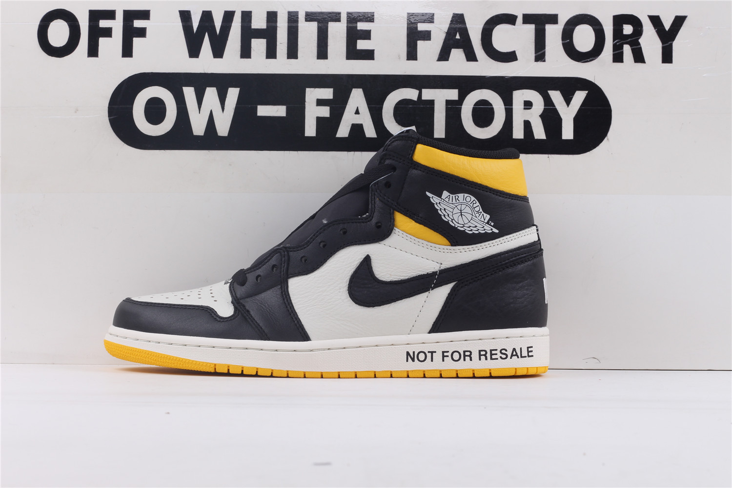 Air Jordan 1 Retro High OG NRG Not For Resale Yellow