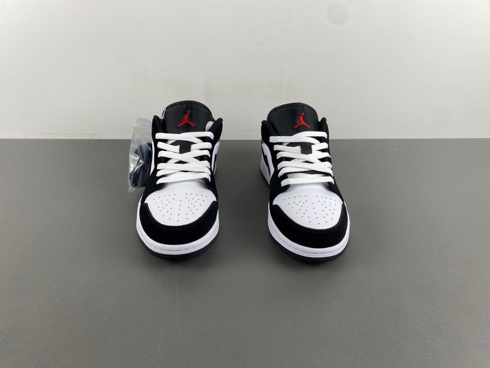 Jordan 1 Low SE White Fire Red Black Matte Silver