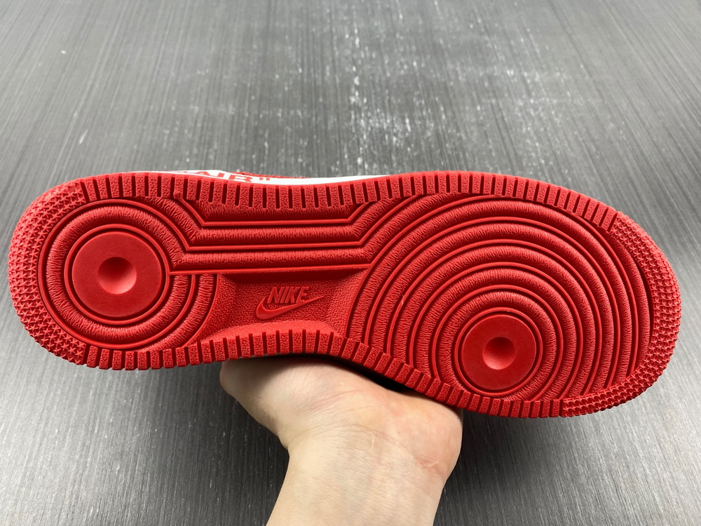 Louis Vuitton Nike Air Force 1 Low By Virgil Abloh White Red US 14=48