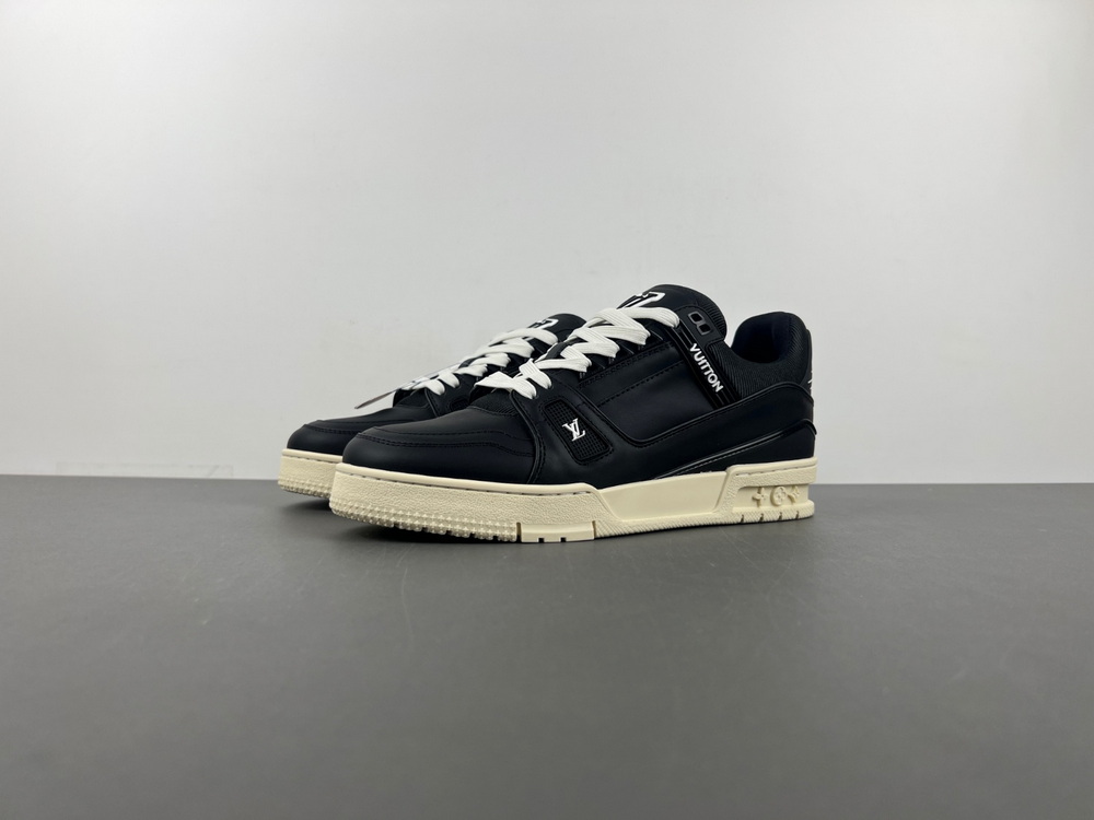 Top Batch Louis Vuitton LV trainer Black