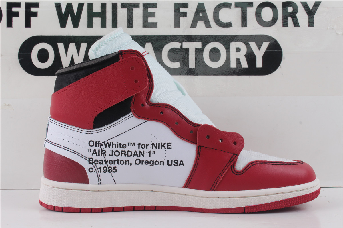 @OWF Off White Air Jordan 1 Retro Chicago