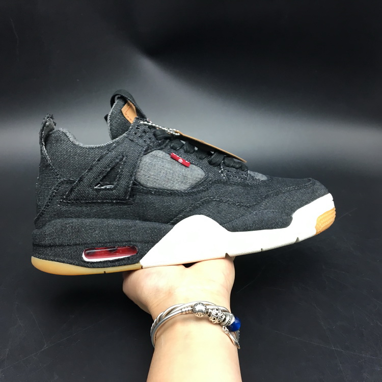 Levis x Air Jordan 4 Retro NRG Black Denim
