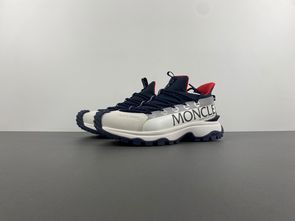 Moncler Trailgrip Lite 2 Low White Blue Red