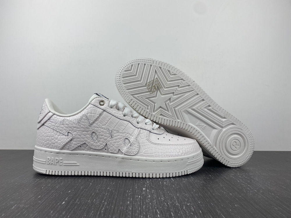 A Bathing Ape Bapesta OVO White