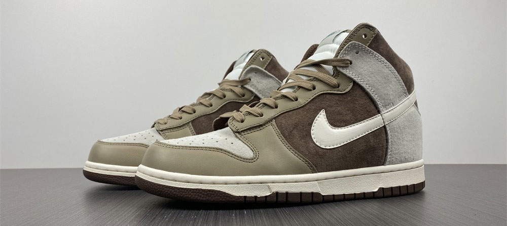 Nike Dunk High Light Chocolate