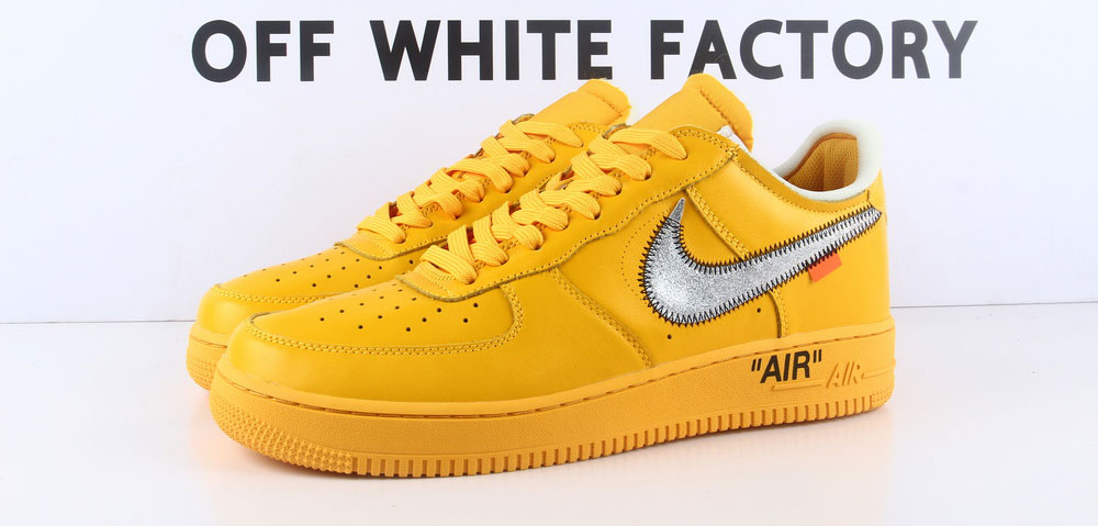 Nike Air Force 1 Low Off-White ICA University Gold
