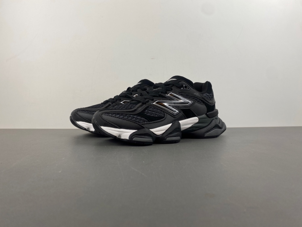 New Balance 9060 Shoe Palace Black Silver