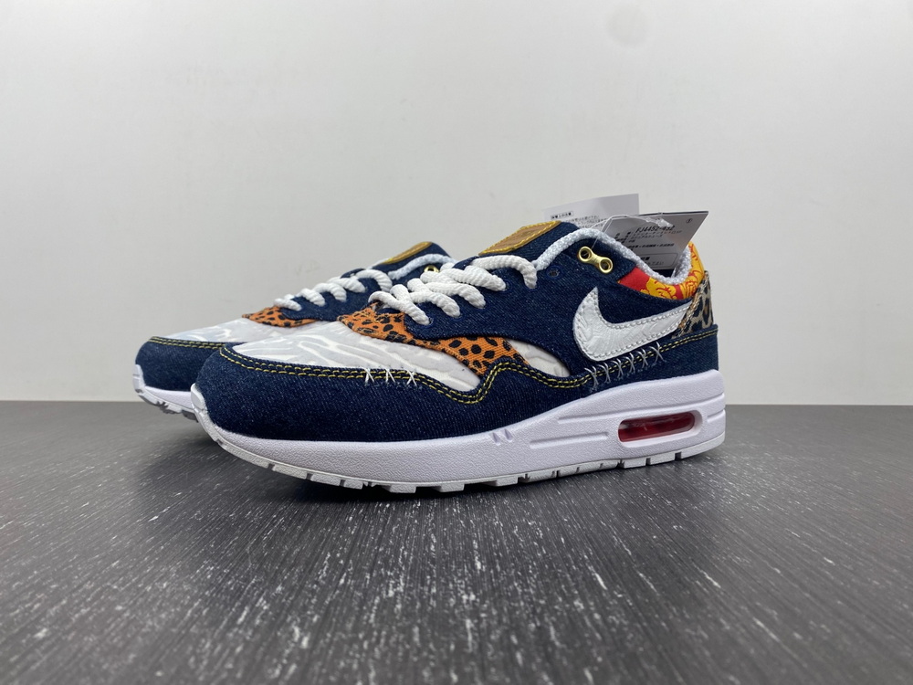 Nike Air Max 1 Premium Denim Leopard