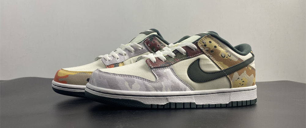 Nike Dunk Low SE Sail Multi-Camo