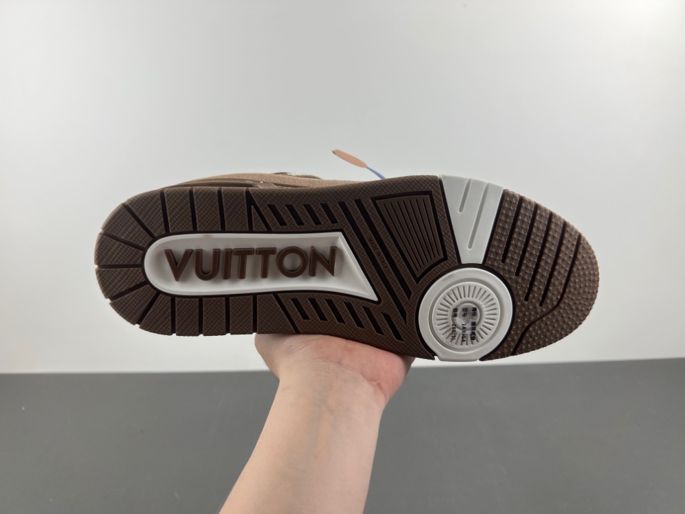 X2 Batch Louis Vuitton LV trainer Coffee White