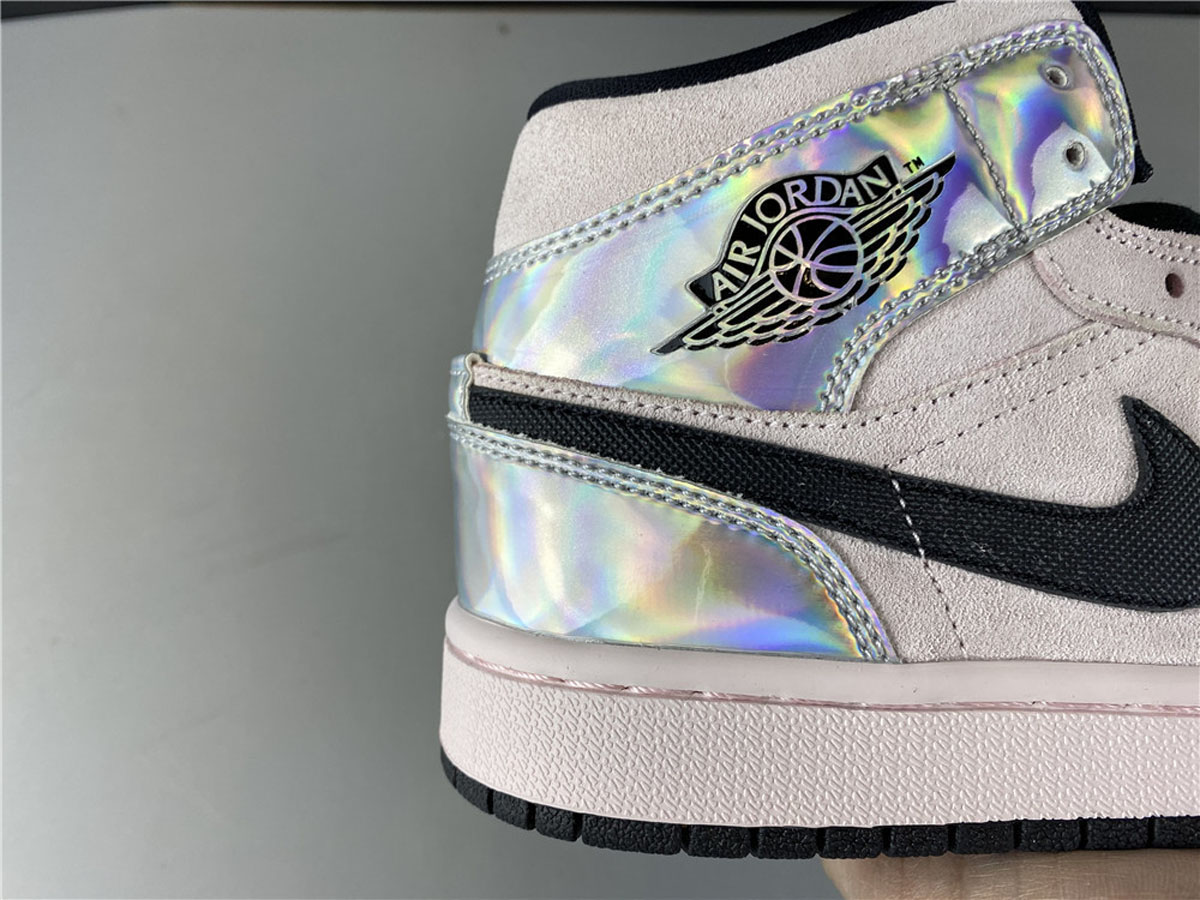 Air Jordan 1 Mid Dirty Powder Iridescent