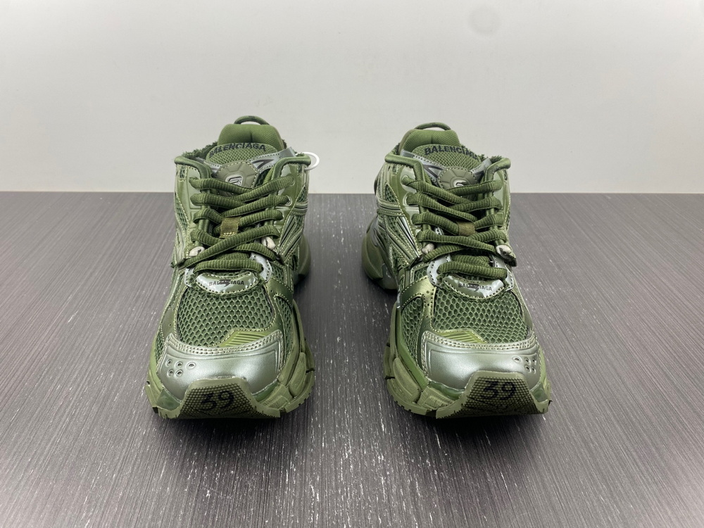 Balenciaga Runner Sneaker in dark green