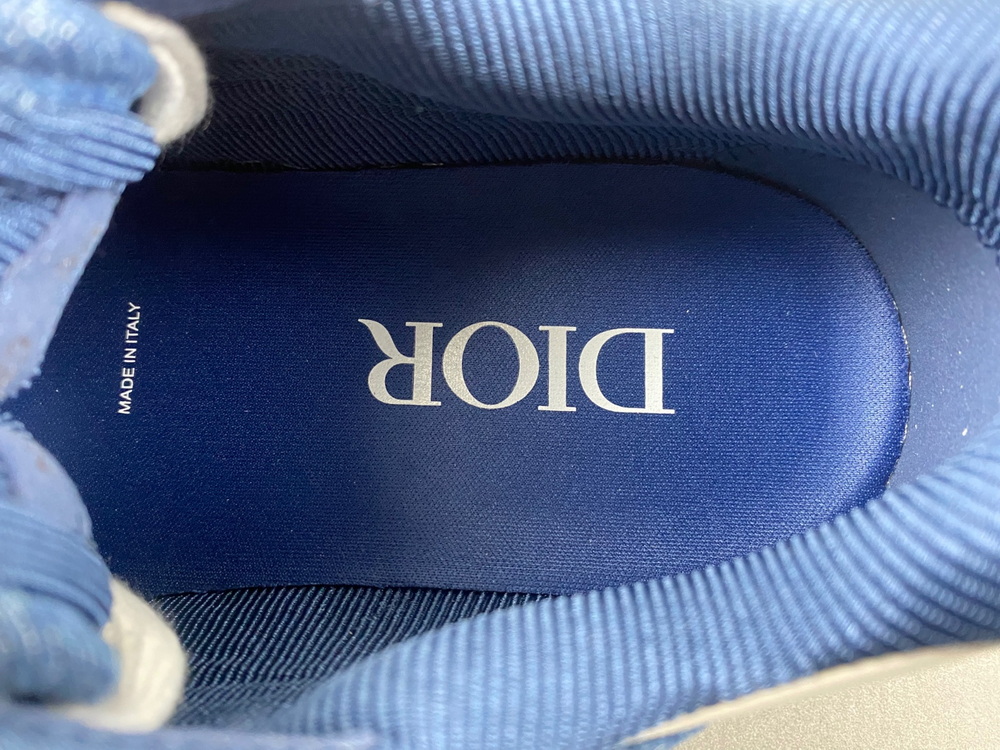 Dior B27 Low Blue White Dior Oblique Galaxy Leather
