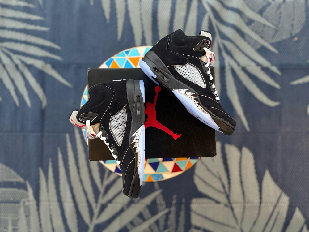 LJR batch Air Jordan 5 Retro OG Black Metallic Reimagined
