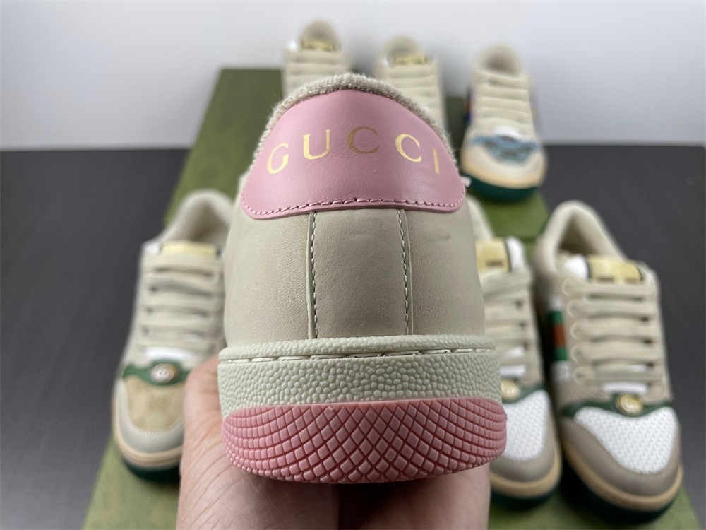 Gucci Women Screener sneaker with crystals