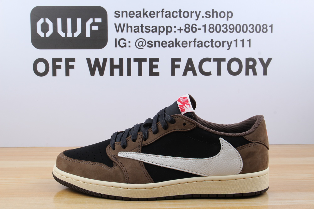 LJR batch Jordan 1 Retro Low OG SP Travis Scott Mocha