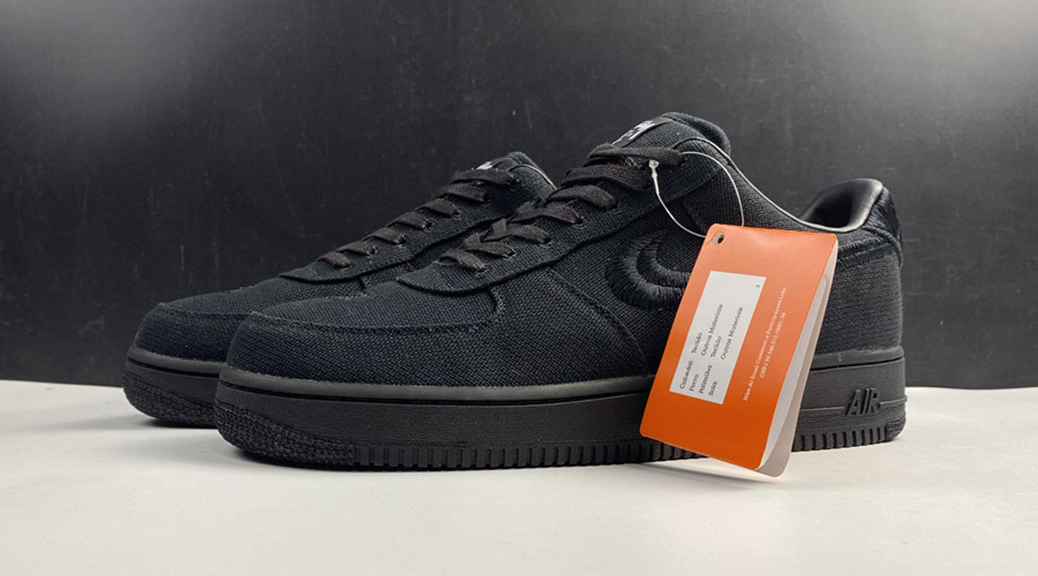 Nike Air Force 1 Low Stussy Black