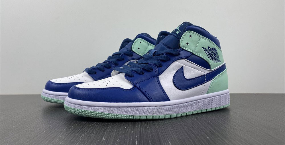Jordan 1 Mid Blue Mint