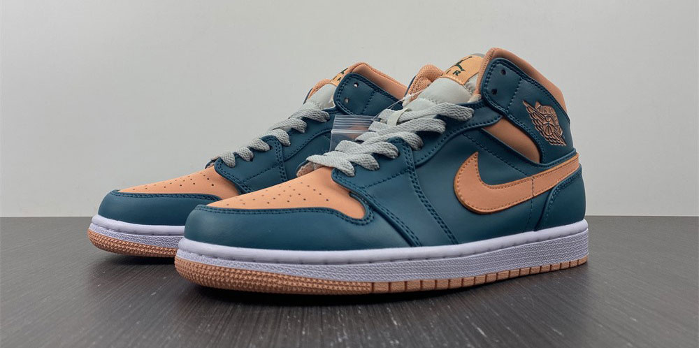 Jordan 1 Mid Dark Teal Green