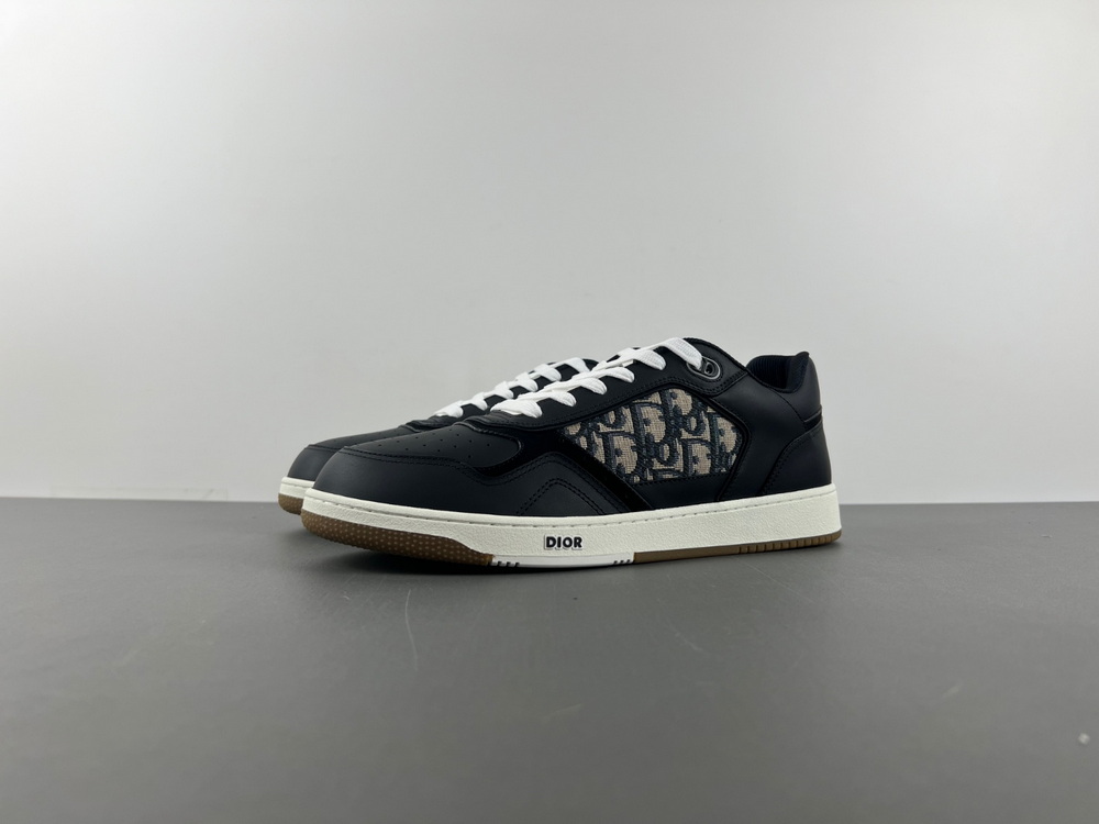 Dior B27 Low Dior Oblique Galaxy Leather Black