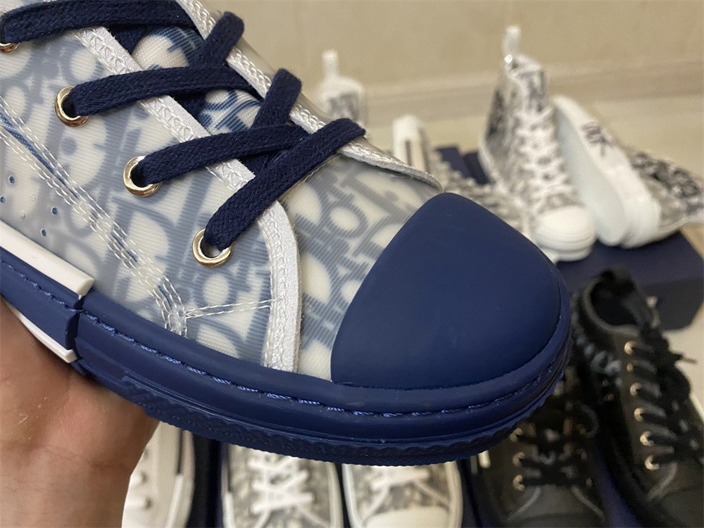 Dior B23 High Top Blue Oblique