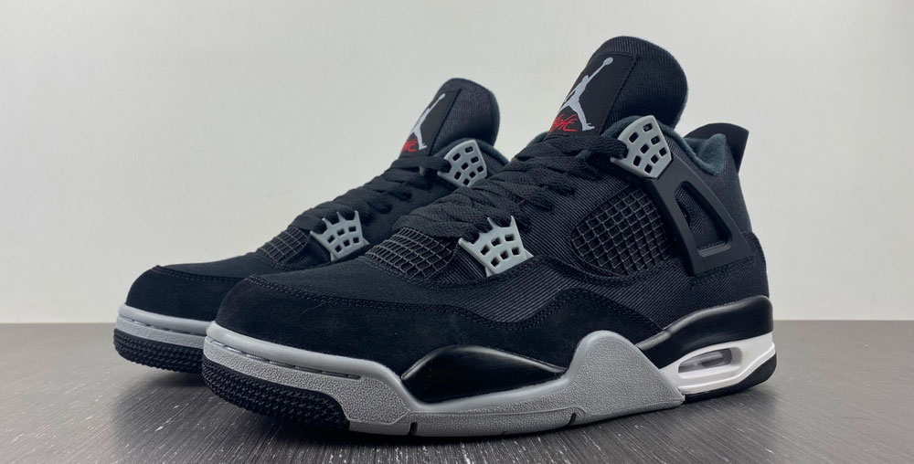 Jordan 4 Retro SE Black Canvas