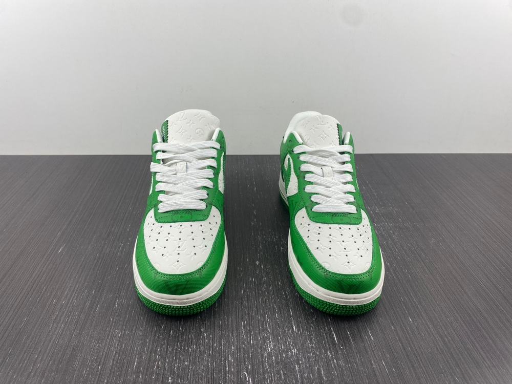Louis Vuitton Nike Air Force 1 Low By Virgil Abloh White Green US 14=48