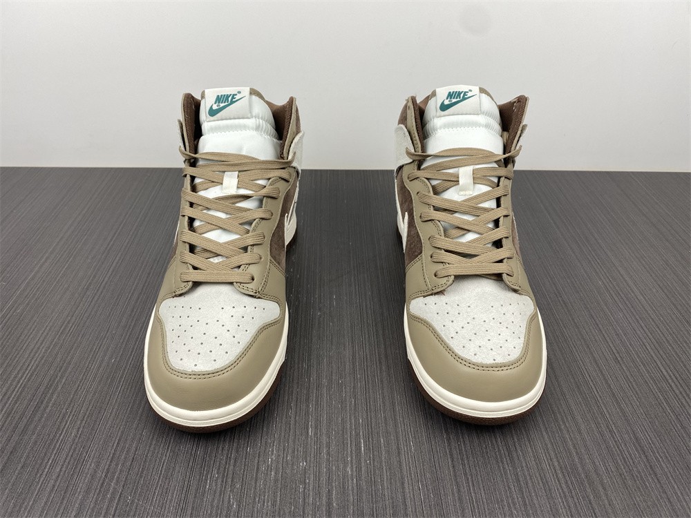 Nike Dunk High Light Chocolate