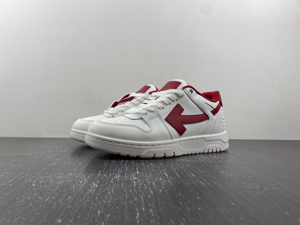 OFF-WHITE Out Of Office OOO Low Tops 2024 Lunar New Year Red White